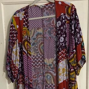 Terra and sky Boho coverup